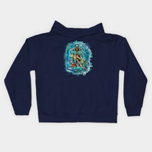 Turtle and the sea Kids Hoodie